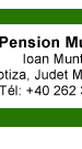pension-muntean, maramures, botiza